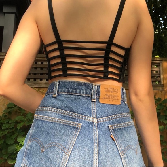 Brandy Melville black crop top - Picture 4 of 4